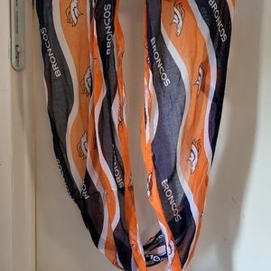 Denver Broncos infinity scarf.